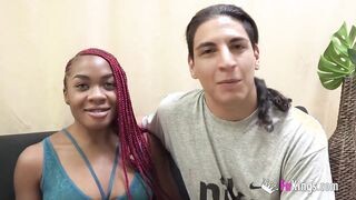Tinédzser latin pár castingon