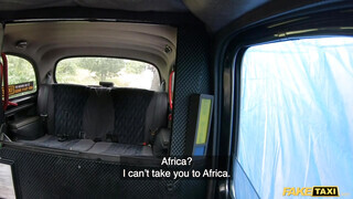 Fake Taxi - Zaawaadi az afrikai fiatal vagina