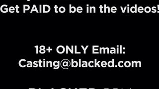 BLACKED - Haley Spades igazán termetes kukacot kap