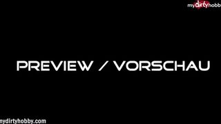 Világos Szőke tinédzser bige sztrapkóban pattan a faszra kint a castingon