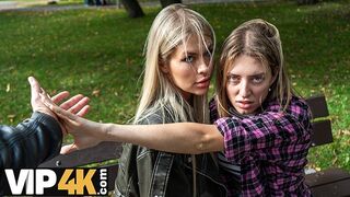 Világos Szőke csábos Zlata Shine megcsalja barátnőjét hatalmas faszos főnökkel