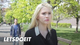 Csábos lengyel világos szőke Misha Cross leszopja a külföldi vastag fazt külföldön és jól meglovagolja