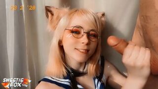 Édes rókácska cidázza a szomszéd fazsát és lenyelet mindent cosplayben