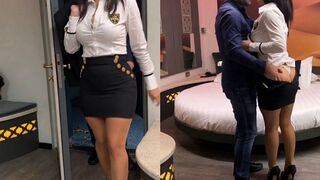 Végre megbasztam a méretes tőgyes méretes popós milf titkárnőmet a hotel szobában
